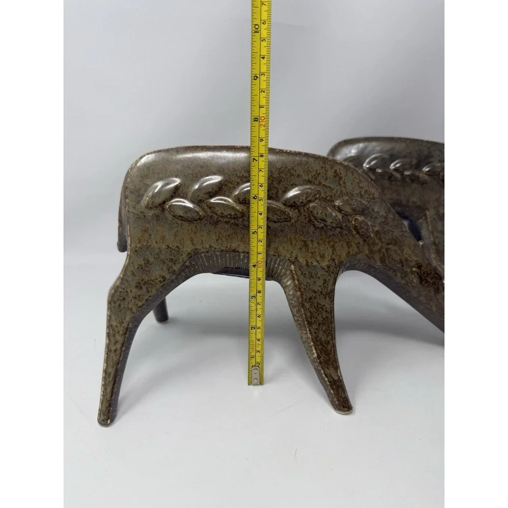NWT JONATHAN ADLER X MICHAELS ABSTRACT DEER SCULPTURE Pair Table Too Decor